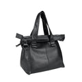 【25bis】Boston Bag in Black — Heritage Leather Travel Bag with Wide Gusset and Iconic Oversized Zipper, Made in Japan
