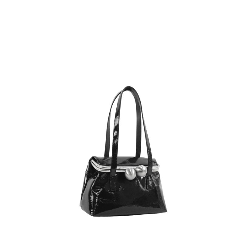 【kuchigane】Square Handbag