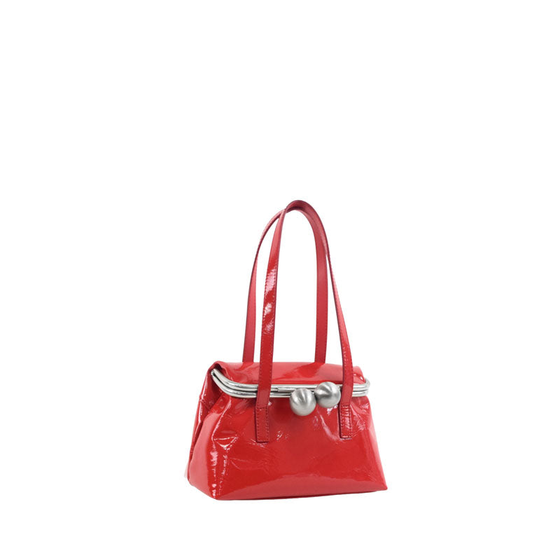 【kuchigane】Square Handbag