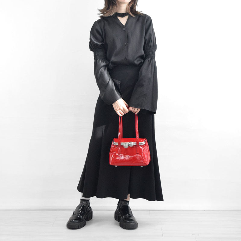【kuchigane】Square Handbag