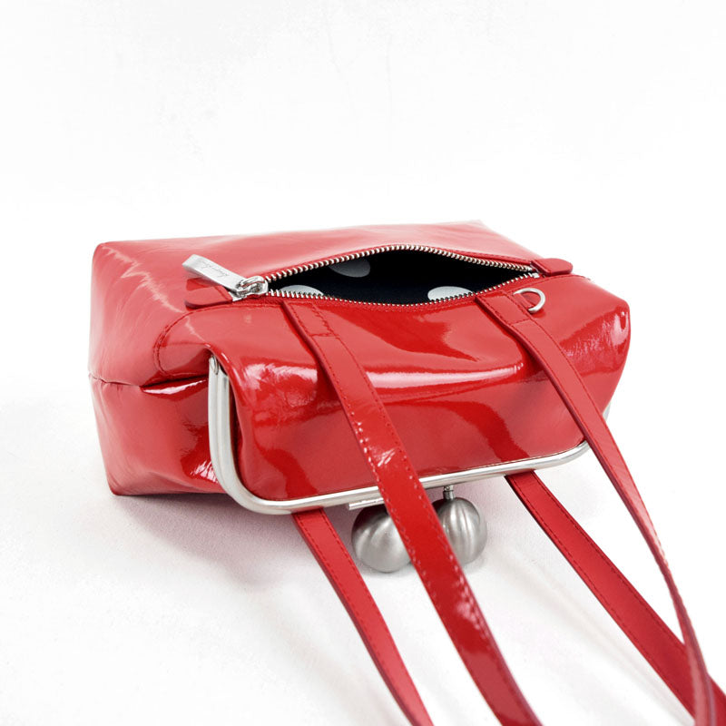 【kuchigane】Square Handbag
