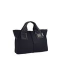 【wet】Tote Bag M in Black — A4 Lightweight Water-Resistant Tote with Leather Handle, Made in Japan
