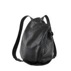 【25bis】Soft Leather Backpack with Iconic Industrial Zipper and Wetsuit Back Panel, Made in Japan
