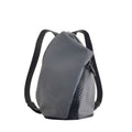 【25bis】rubber-cho｜Backpack in Grey — Waterproof Backpack with Super Soft Leather Straps and Wetsuit Back Panel, Made in Japan
